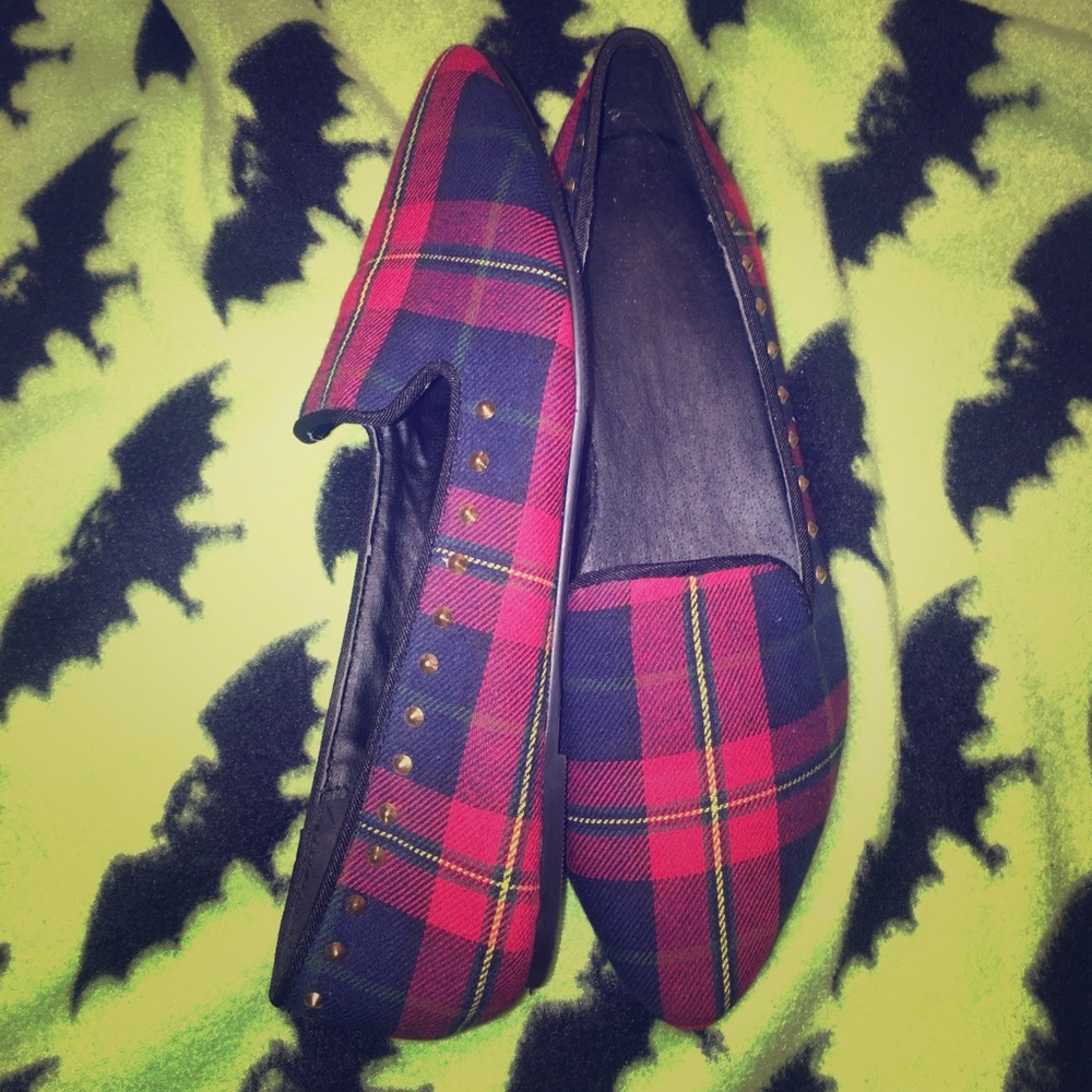 ❤️ Cute Plaid Flats ❤️